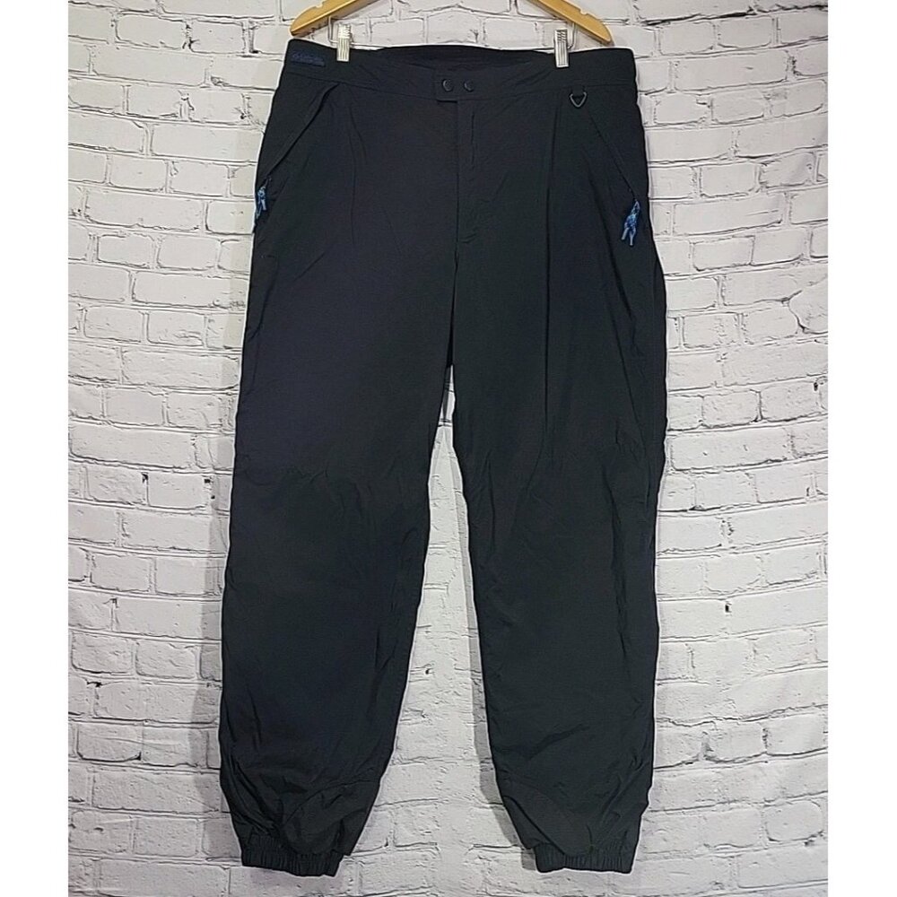 Vintage 90s Columbia Sportswear Ski Snow‎ Pants Mens Size XL Black Waterproof